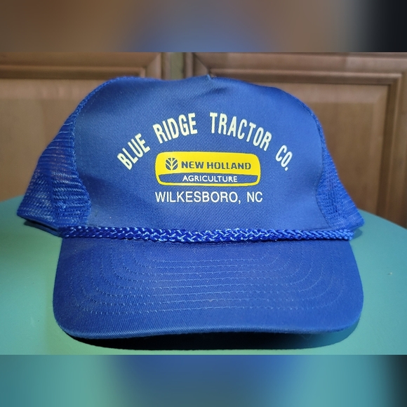 Vintage Blue Ridge Tractor Co Trucker Hat Vintage Hat - Picture 2 of 6